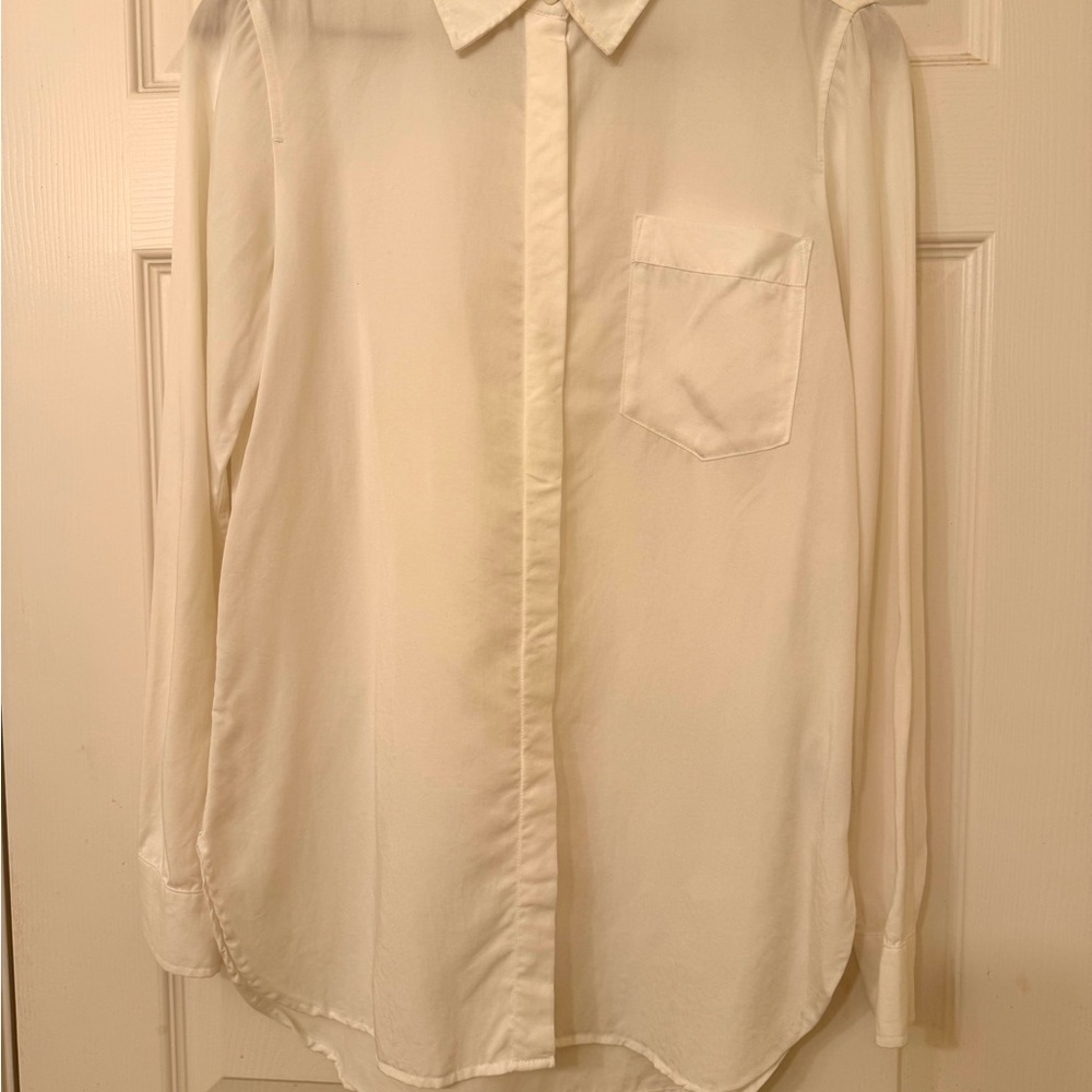 Babaton Cream Casual Button Down Shirt